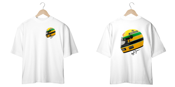 Capacete Senna - Frente e Costas