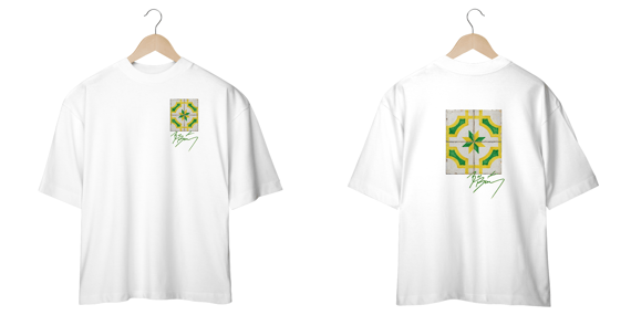 Bad Bunny - azulejos BR - Oversized - Every Fã