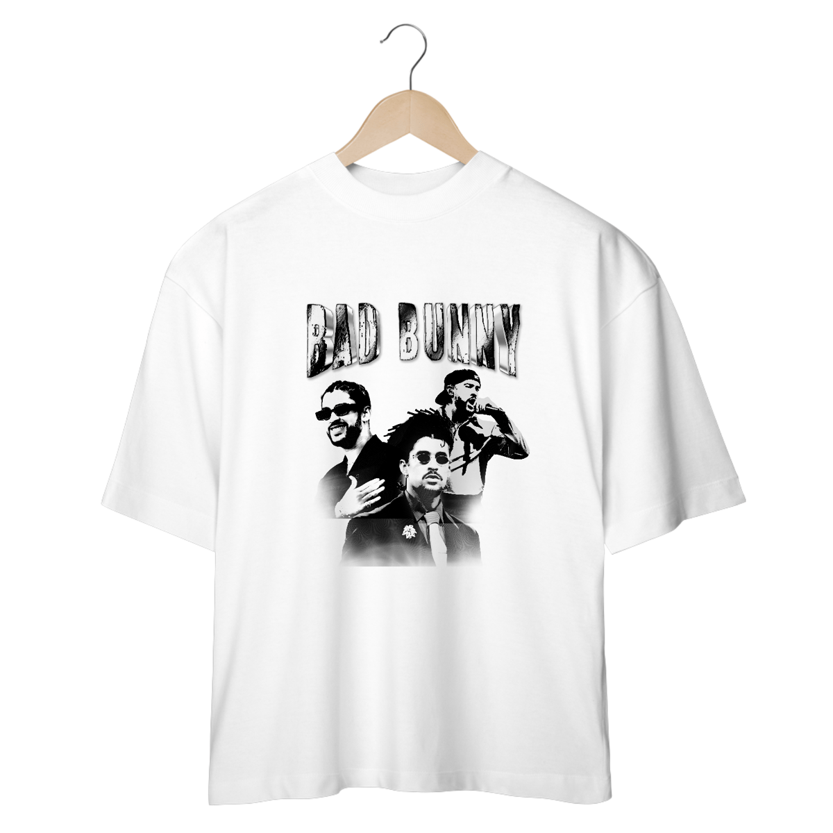 Nome do produto: Bad Bunny Bootleg - Oversized - Every Fã