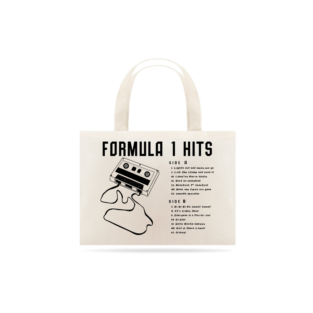 Nome do produto: Ecobag Fórmula 1 Hits