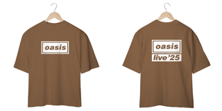 Nome do produto Oasis Logo Frente e verso - Oversized - Every Fã