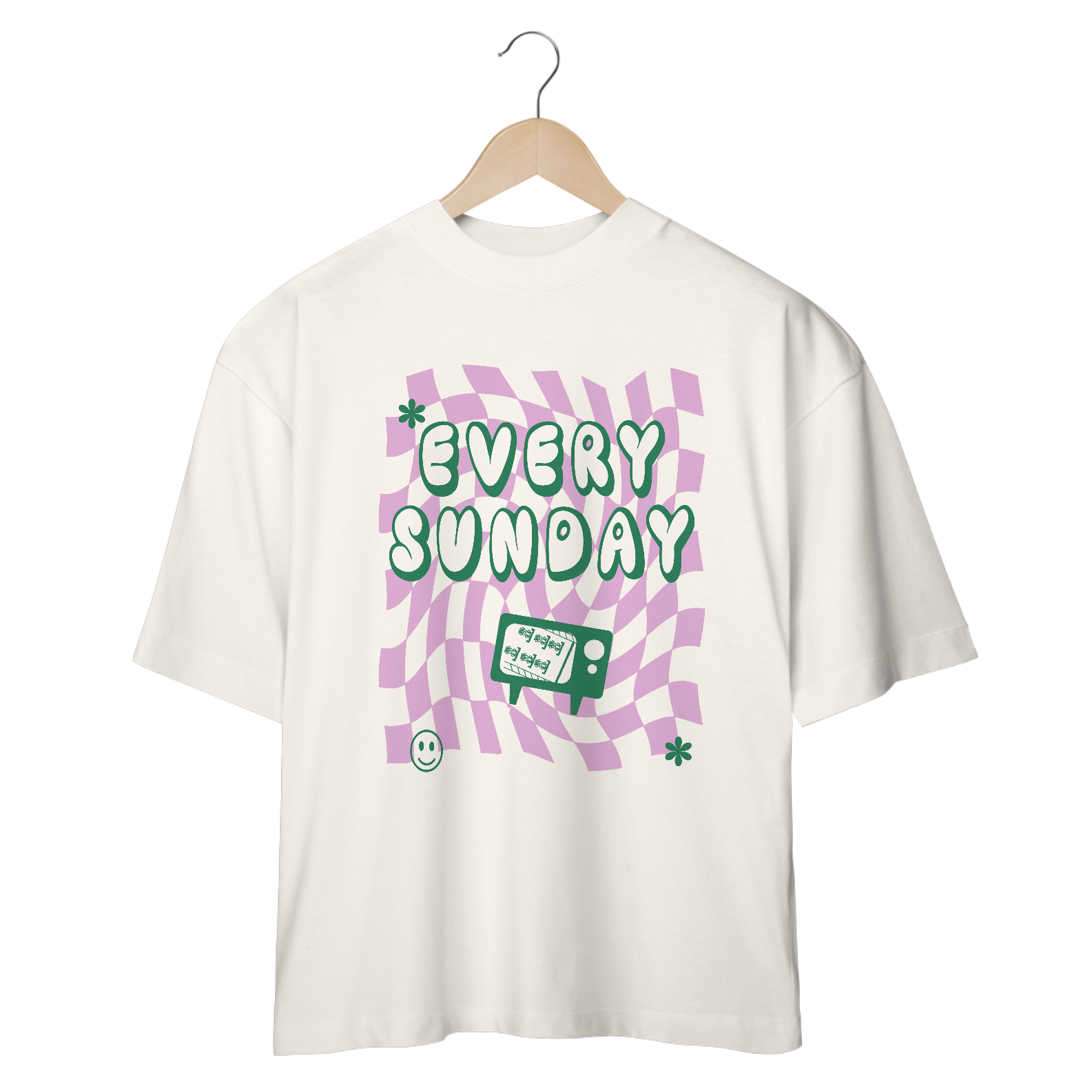 Every Sunday Quadriculado Oversized