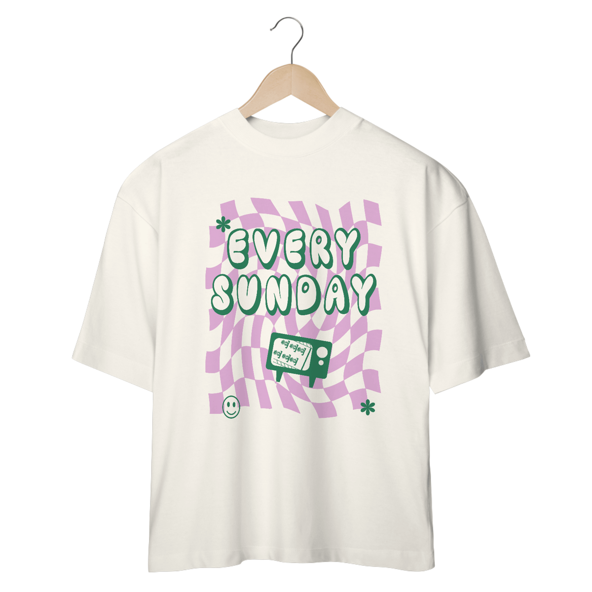 Nome do produto: Every Sunday Quadriculado Oversized