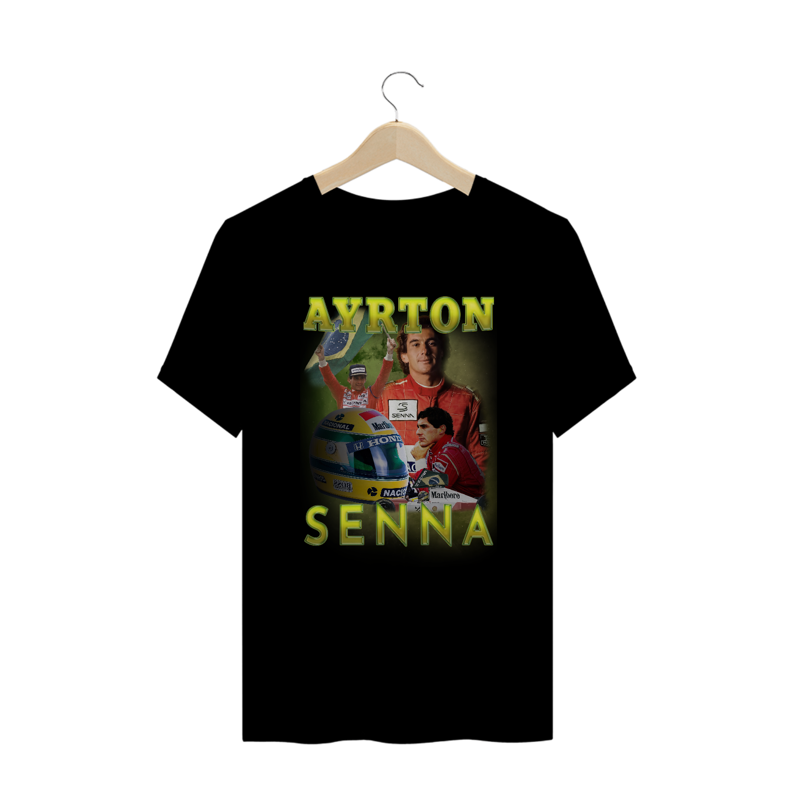 Ayrton Senna Old School Plus Size