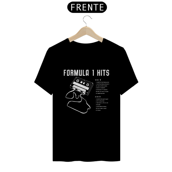 Fórmula 1 Hits - estampa apenas na frente 