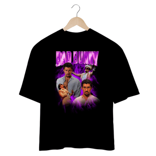 Nome do produto Bad Bunny Old school - Oversized - Every Fã