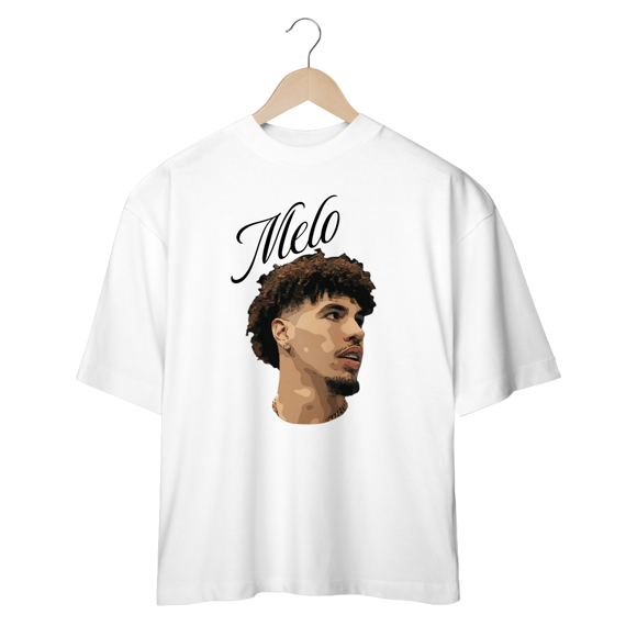 CAMISETA MELO OVERSIZED BRANCA