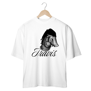 CAMISETA TRAVIS OVERSIZED BRANCA