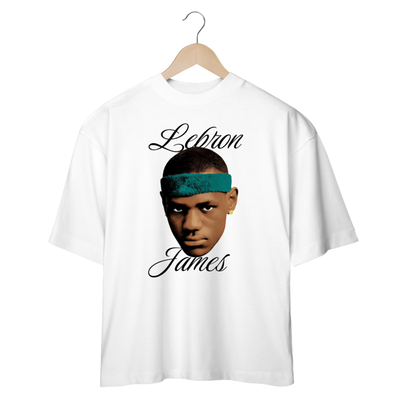 CAMISETA LEBRON JAMES OVERSIZED BRANCA