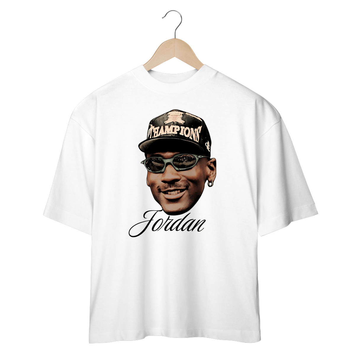 Nome do produto: CAMISETA JORDAN OVERSIZED BRANCA