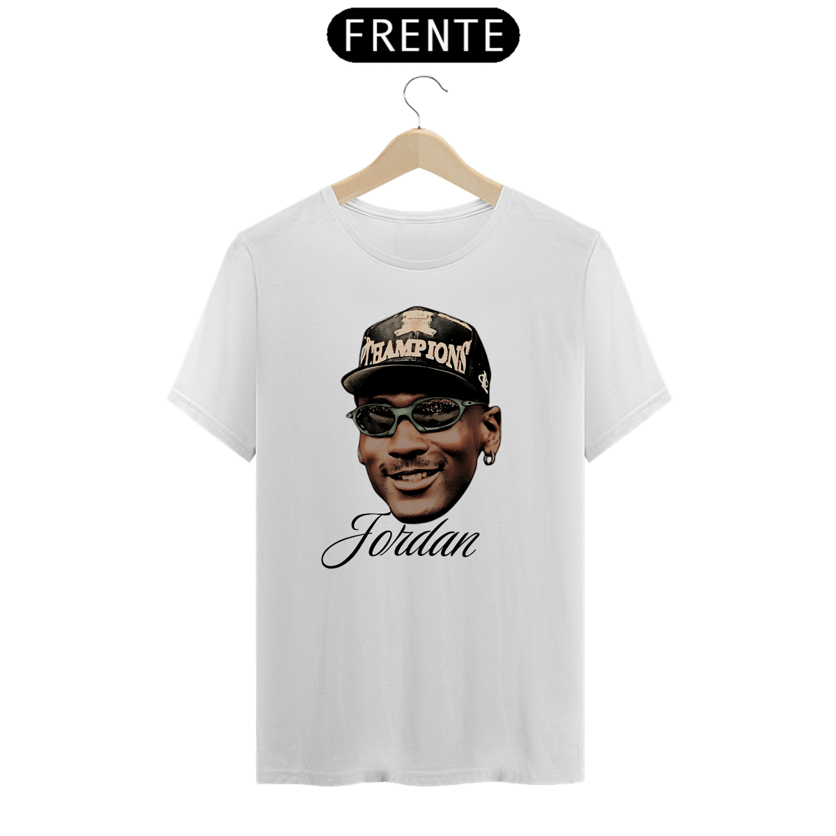 Nome do produto: CAMISETA JORDAN PADRÃO BRANCA