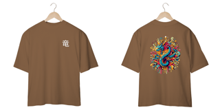 Nome do produto CAMISETA OVERSIZED -  DRAGÃO