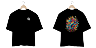 Nome do produto CAMISETA OVERSIZED -  DRAGÃO