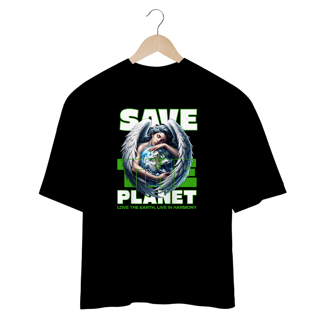 CAMISETA OVERSIZED SAVE THE PLANET