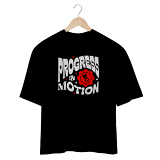 CAMISETA OVERSIZED - PROGRESS IN MOTION