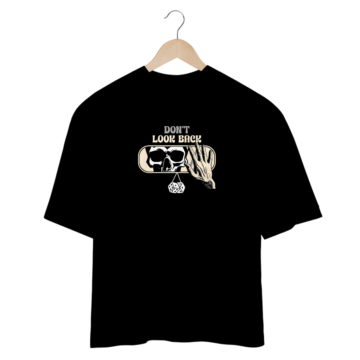 Nome do produto: CAMISETA OVERSIZED - DONT LOOK BACK