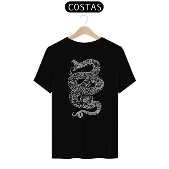 CAMISETA WHITE SNAKE - COSTAS