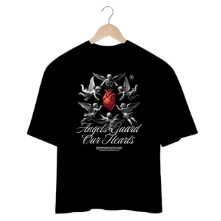 CAMISETA ANGEL GUARD OUR HEARTS OVERSIZED