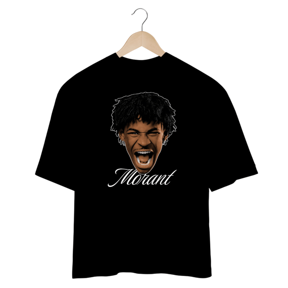 CAMISETA MORANT OVERSIZED PRETA