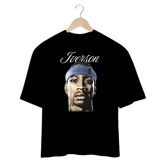 CAMISETA IVERSON OVERSIZED PRETA