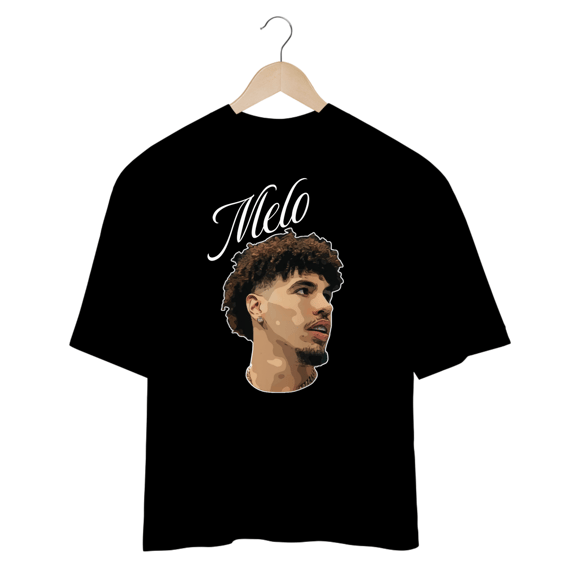 CAMISETA MELO OVERSIZED PRETA