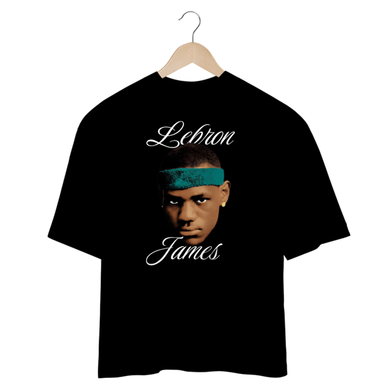 CAMISETA LEBRON JAMES OVERSIZED PRETA