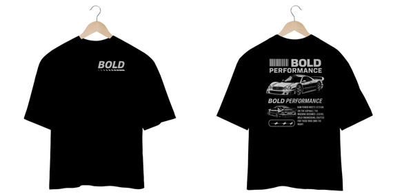 CAMISETA BOLD PERFORMANCE OVERSIZED