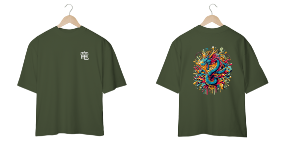 CAMISETA OVERSIZED -  DRAGÃO