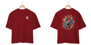 Nome do produto CAMISETA OVERSIZED -  DRAGÃO