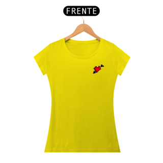 Nome do produto Camiseta BabyLong - Coração Flechado