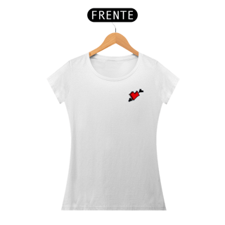 Nome do produto Camiseta BabyLong - Coração Flechado