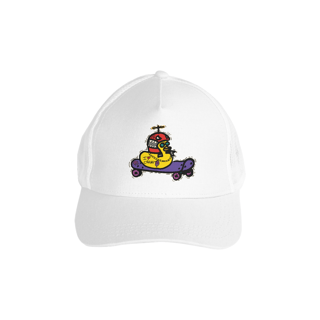 Boné Patinho Amarelo Capacete Turbarão Street Skate Prime