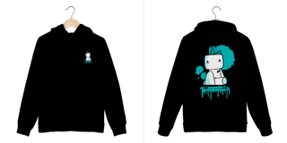 Nome do produto Moletom Canguru Unissex Underground - Série 