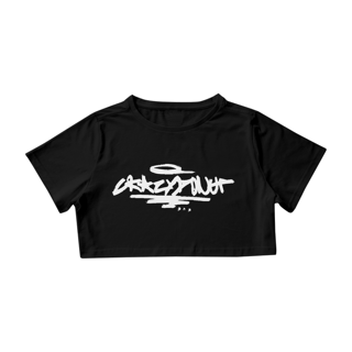 Camiseta Cropped Preta - Crazy Originals