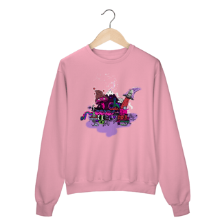 Nome do produto Moletom Feminino Doodle Rave Cogumelos Psicodelicos ET Uap Ovini Fantasia 
