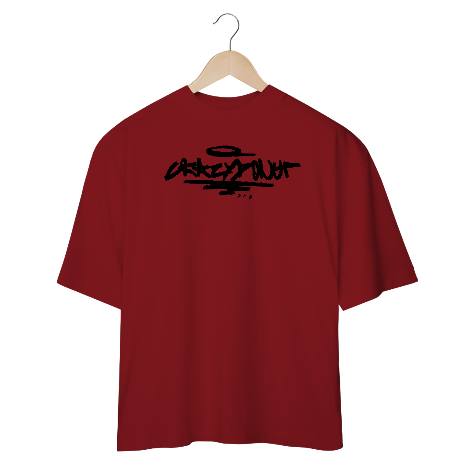 Camiseta Oversized Streetwear Unissex - Crazy Originals Black