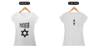 Nome do produto Camisa feminina Baby long pentagram