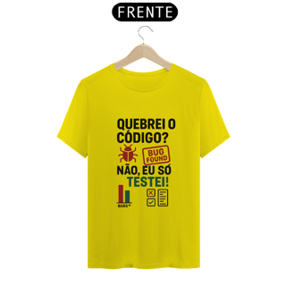 Nome do produto T-Shirt - Detetive de Bugs