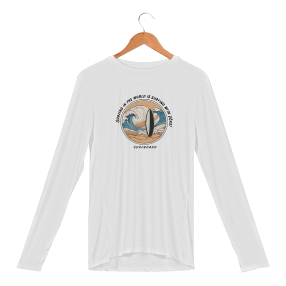 Camisa Manga Longa Surfboard 2025 - Sport Dry-UV Poliamida