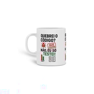 Nome do produto Caneca - QA Coffee Debugger