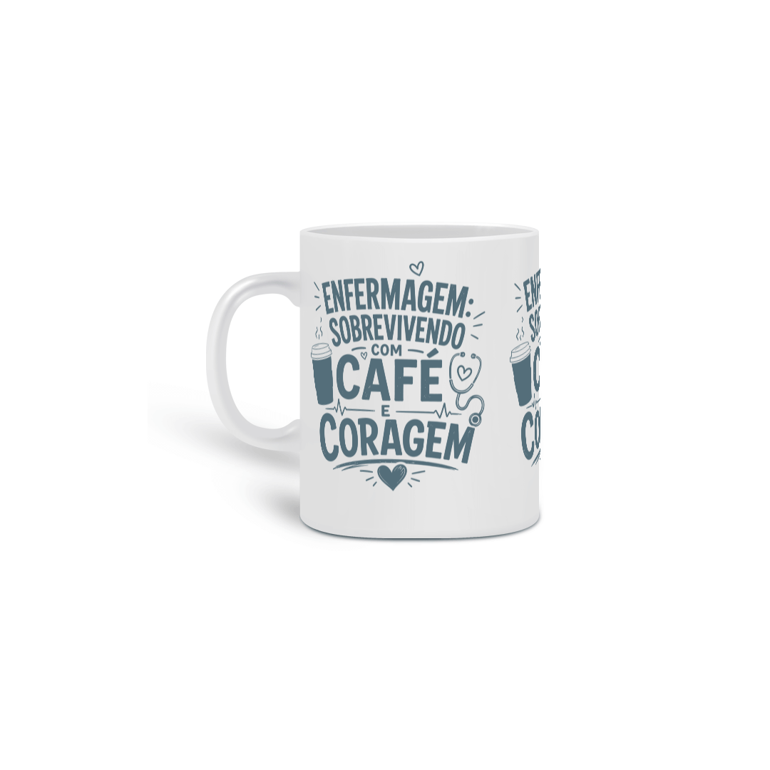 Caneca Cerâmica  Enfermagem