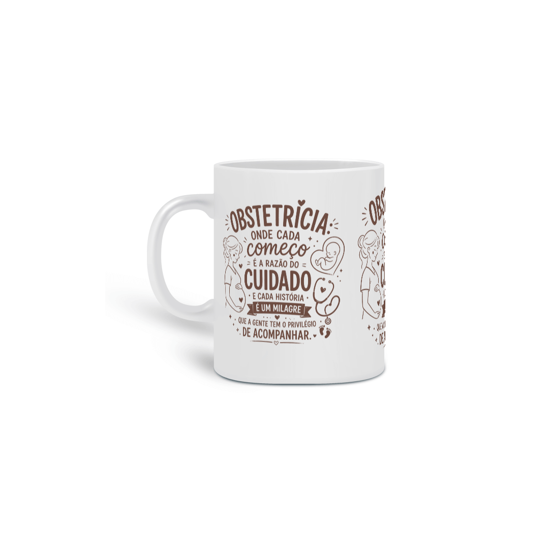 Caneca Cerâmica Obstetras