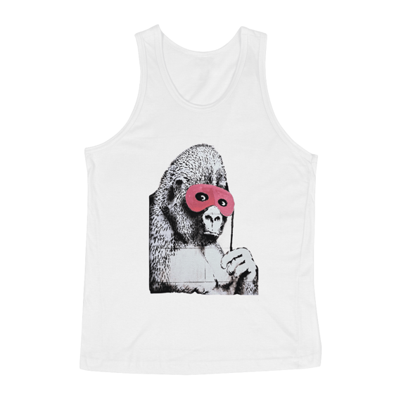 Gorilla in a Pink Mask