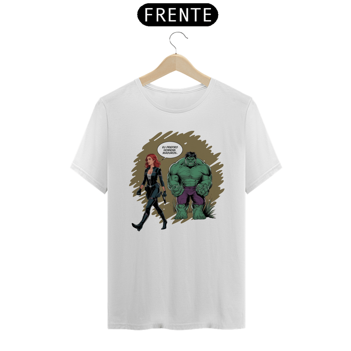 Nome do produto: Camiseta Hulk (Prefiro homens maduros)