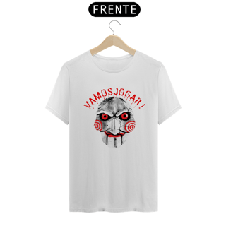 Nome do produto Camiseta Jogos Mortais (Vamos jogar?)