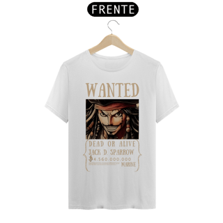 Nome do produto Camiseta One Piece/Jack Sparrow