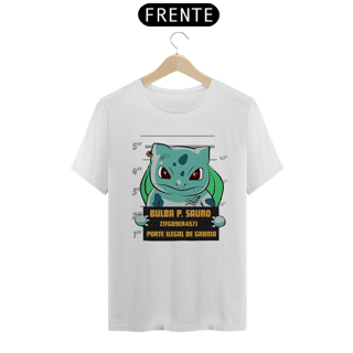 Nome do produto Camiseta Pókemon (Bulbassauro prisioneiro)