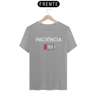 Nome do produto Camiseta Quality 1 por cento de paciência