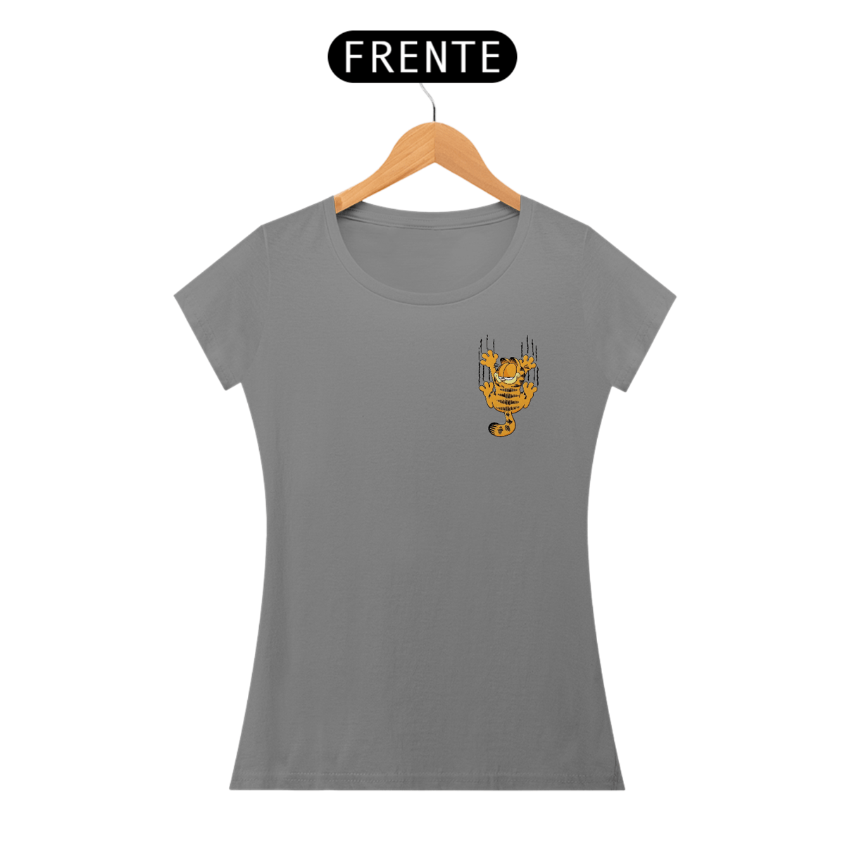 Nome do produto: T-Shirt feminina Garfield
