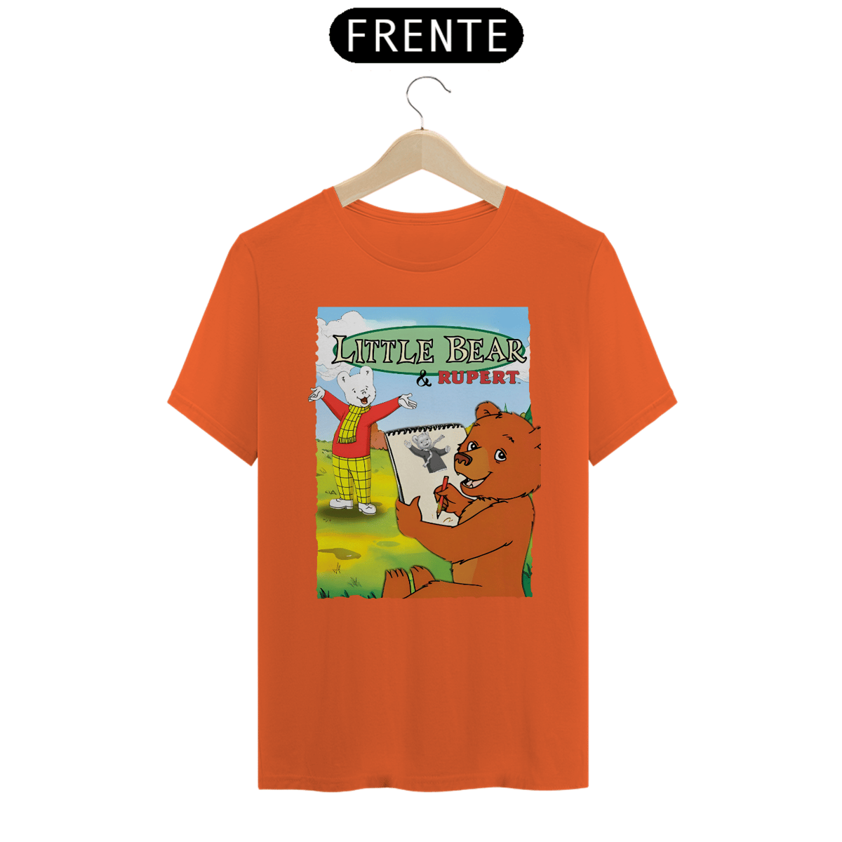 Nome do produto: Camiseta Prime Pequeno Urso e Rupert